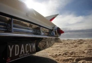 Photo by Jen Persons Executive Producer "Tail FIns and Chrome" Back Drop is Currumbin Beach Gold Coast 